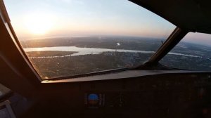 В Архангельск на #Airbus 320 Посадка и Взлёт с УЖАСНОЙ ВПП #Cockpit VIEW