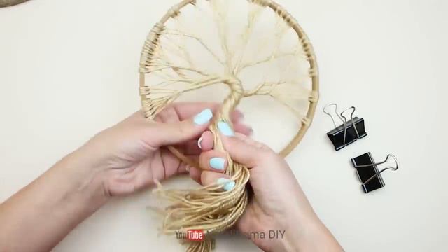 Новая Удивительная Идея! 🌸 Цветущая Сакура из Пряжи 🧶 Красивый весенний декор на стену 🌸 Sakura DIY