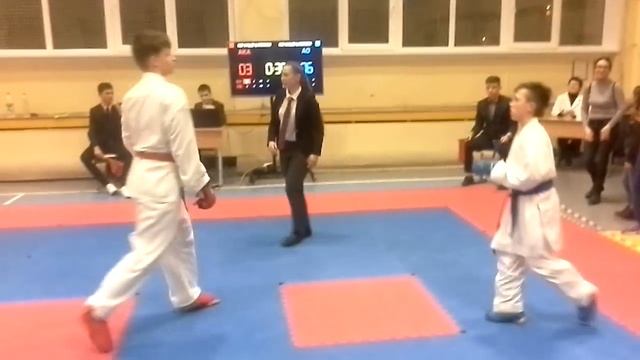 WKF karate Размер не главное!!! (самое интересное со 2-ой минуты) смотреть онлайн