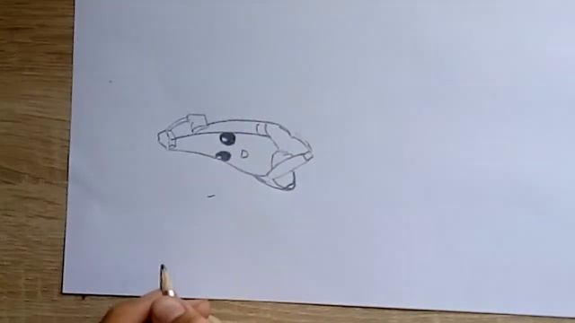 Как поетапно рисовать банана из игры Fortnite