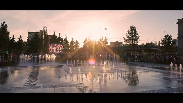 Достопримечательности Калининграда | Открытие Биржевого сквера и музыкального (поющего) фонтана смотреть онлайн