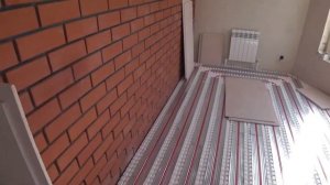 Теплый пол без стяжки - монтаж! Второй этап завершен