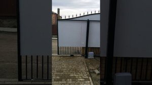 откатные ворота 6м с калиткой