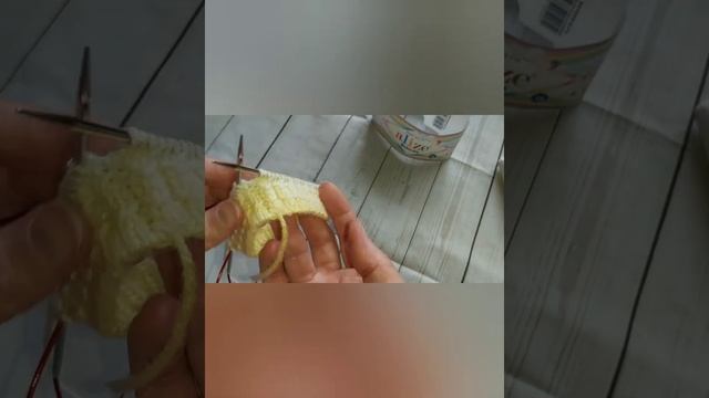 МК Берет спицами для Зайки Малыша