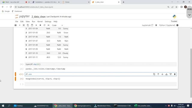 Data Science with Python 2023 in Urdu 6: Pandas, Data Clean, Drop, Fill etc смотреть онлайн