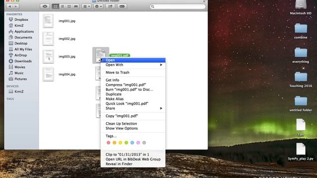 combine .jpg images into 1 PDF document (for Mac)