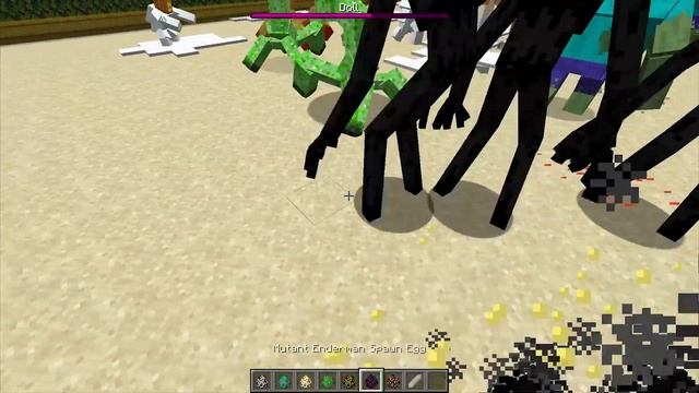 Squid Game Doll VS Mutant Creatures in Minecraft смотреть онлайн