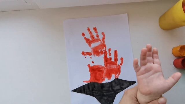 Нетрадиционное рисование. «Вечный огонь» (3-4 года)