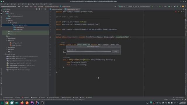 How to implement Picasso Library in Android Studio | How to load images with Picasso in RecyclerVie