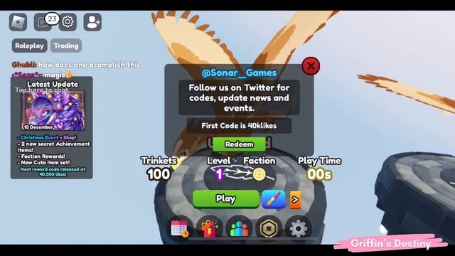 NEW! Griffins Destiny Roblox Codes December 2022 | Roblox Griffins Destiny Codes смотреть онлайн