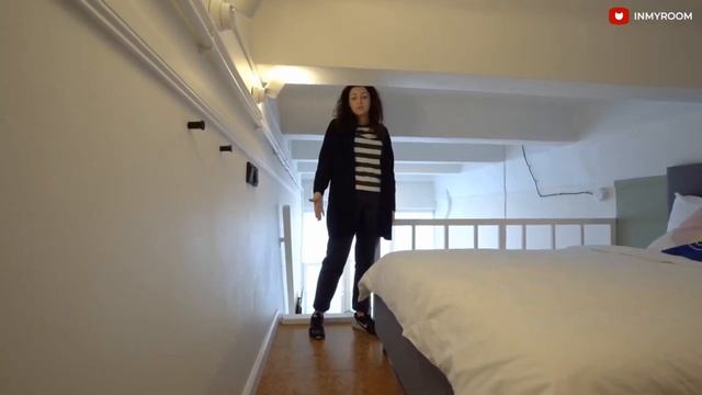 Пробковый пол Corkstyle на полу и стене для спальни смотреть онлайн