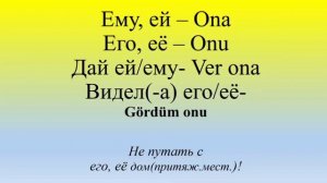 Азербайджанский язык / 2 урок / Местоимения / Личные и Притяжательные