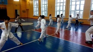 Кихон ката на 8 кю в Карате Кёкусинкай. Младшая группа. Начинающие