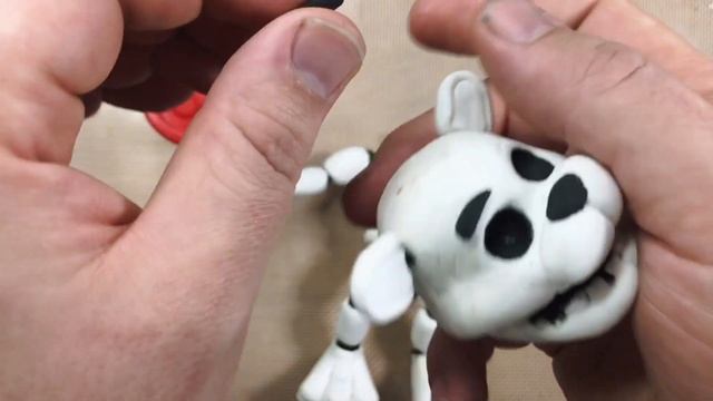 Делаем игрушку Фредди из Фнаф из лёгкого пластилина / DIY FNAF action toy Freddy made of Air Clay