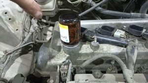 Димексид: Часть III. Промывка ДВС. 1nz-fe ,Toyota BB, ncp35, 265000 km