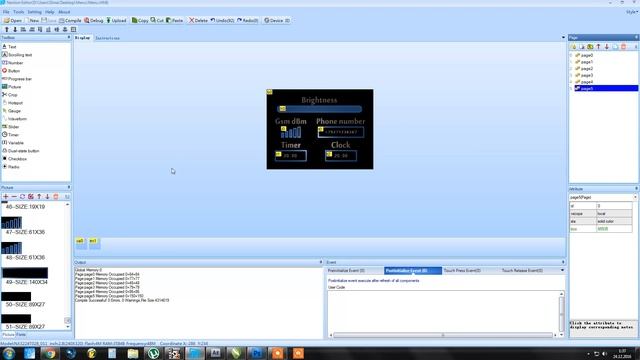 Nextion hmi - Пример анимации меню дисплея смотреть онлайн