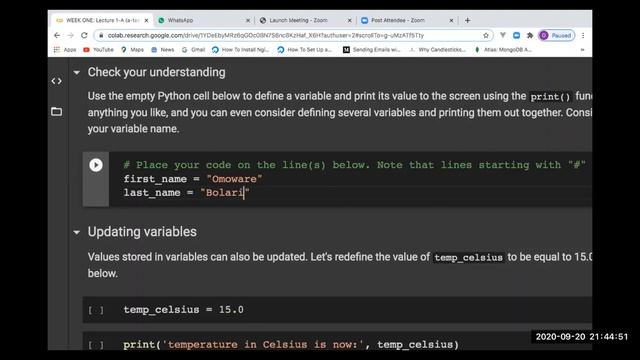 Geographic Data Science Week 1: Basic concepts of Python and computer programs. смотреть онлайн