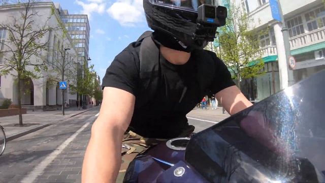 МОТОБУДНИ - ЕЗДА ПО ГОРОДУ ВИЛЬНЮС | помыл SUZUKI смотреть онлайн