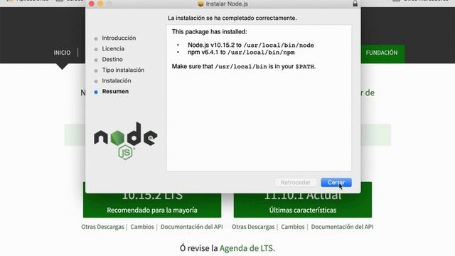 Curso claves javascript 7. Instalación de node.js en MacOS смотреть онлайн