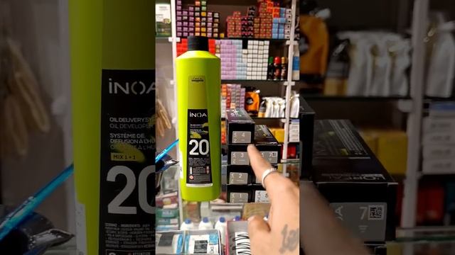 loreal professional inoa colour// how to use inoa color at home//best hair colour #haircolor #short смотреть онлайн