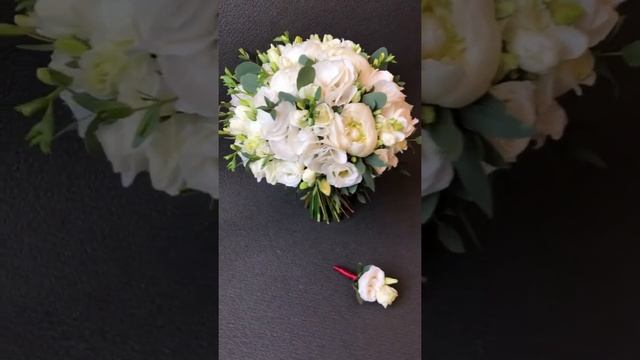 Белый свадебный букет смотреть онлайн