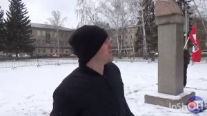 Костя (Труман) читает стих на Русском марше 2020 год Барнаул.