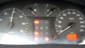 Тест приборной панели Renault Megane 1