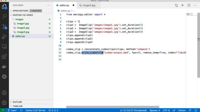 [Live Demo] Convert Multiple Photos To Video With MoviePy In Python | Python Image Video Processing смотреть онлайн