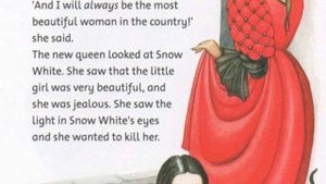 Snow White And The Seven Dwarfs. Bedtime story .family and friends . English reading
