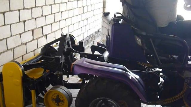 Проверка ходовой части после переделки трансмиссии. смотреть онлайн