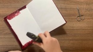 Бархатный блокнот / ежедневник своими руками