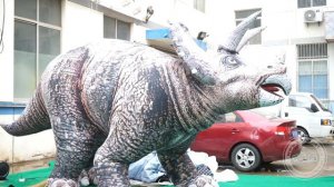 Inflatable Balloon Triceratops Dragon for Visual Feast Stage Decoration