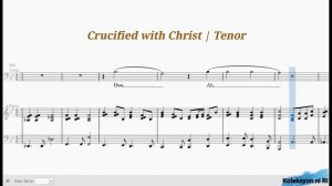 Crucified with Christ | Tenor | Piano