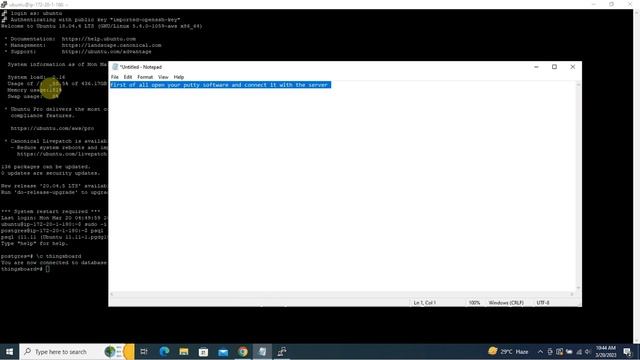 Data Management in Postgres Database by Putty смотреть онлайн