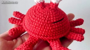 Амигуруми: схема Крабик. Игрушки вязаные крючком - Free crochet patterns.
