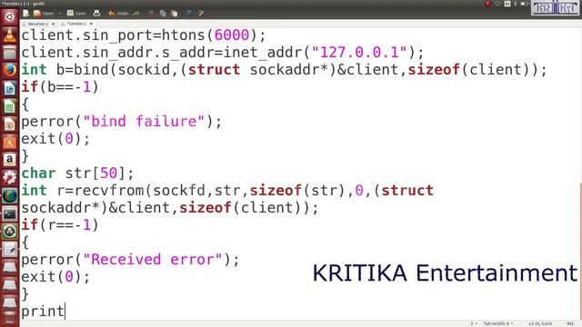 UDP client server socket program using two port | unix udp socket program using two port смотреть онлайн