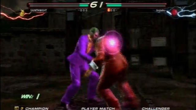 Tekken 6 Online: SAINTKNIGHT (Joker) Vs. Jinjishu (Feng) смотреть онлайн