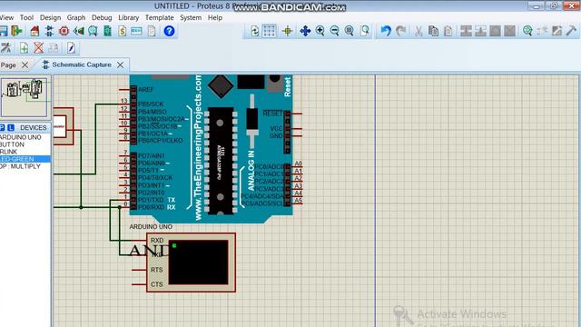 simulasi proteus 8. arduino remot смотреть онлайн