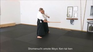 21 Shomenuchi omote Ikkyo TD, KK, KJ