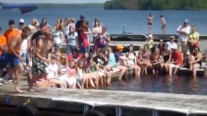 Norseman days bellyflop contest, Amik Outposts team