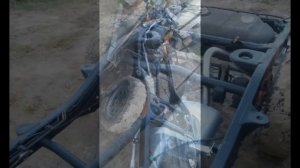 NISSAN TERRANO II  - mały remont, wymiana ramy, spawanie ramy