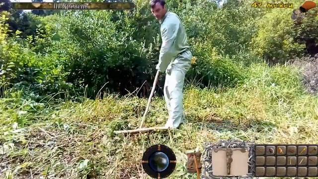 Виртуальна - реальная игра средневековья. Строительство хижины в лесу №13 смотреть онлайн
