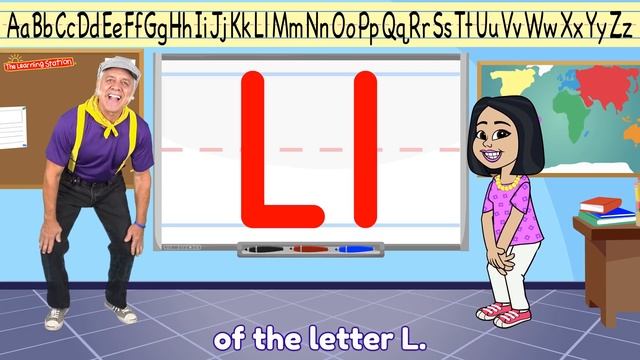 Learn the Letter L ♫ Phonics Song for Kids ♫ Learn the Alphabet ♫ Kids Songs by The Learning Statio смотреть онлайн