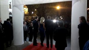 Король и королева Нидерландов в Москве.