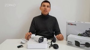 Обзор AHD комплекта видеонаблюдения с одной камерой 2мп. системы видеонаблюдения ZORKO