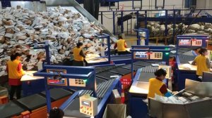 Cross Belt Sorter at China Post(Jinhua )