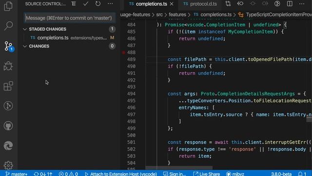 VS Code tips — Amending git commits