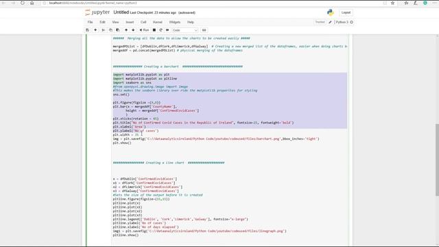 Python tutorial: How to create charts in Excel using matplotlib смотреть онлайн