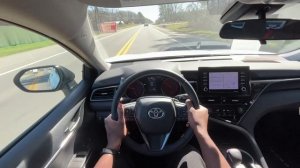 2023 Toyota Camry TRD V6 POV Test Drive & Review