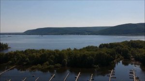Самара, Красная Глинка летом с высоты птичьего полета
